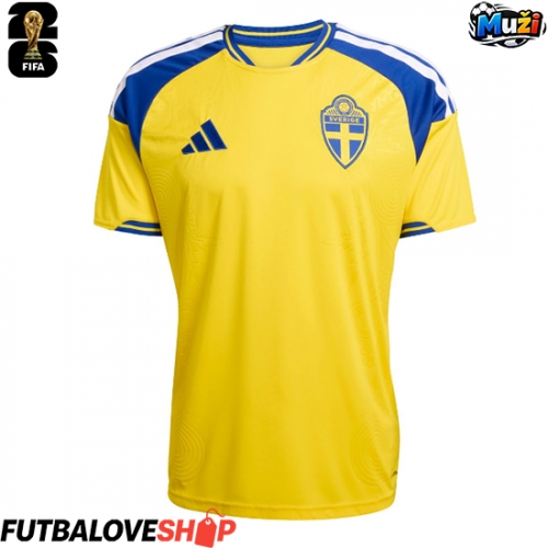 Dres Švédsko Domáci MS 2026 Krátky Rukáv